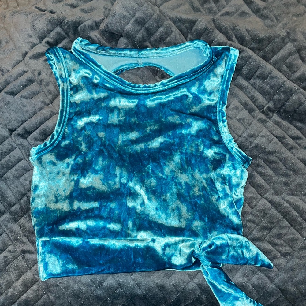 Just Jake velour dance top